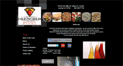 Desktop Screenshot of oldworldpizzamiami.com