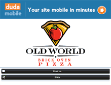 Tablet Screenshot of oldworldpizzamiami.com
